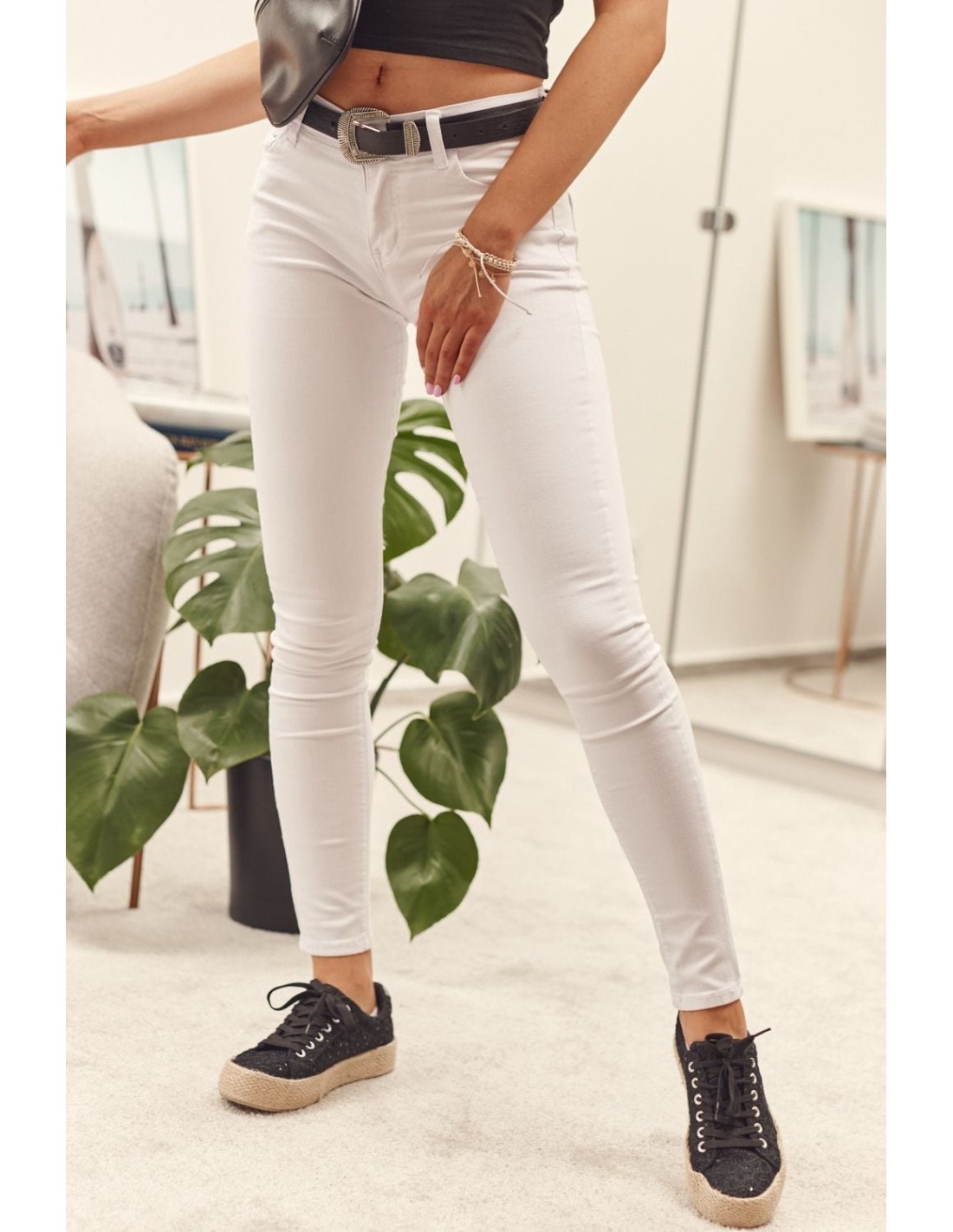 Weiße Jeanshose 6227 – Online-Shop – Boutique